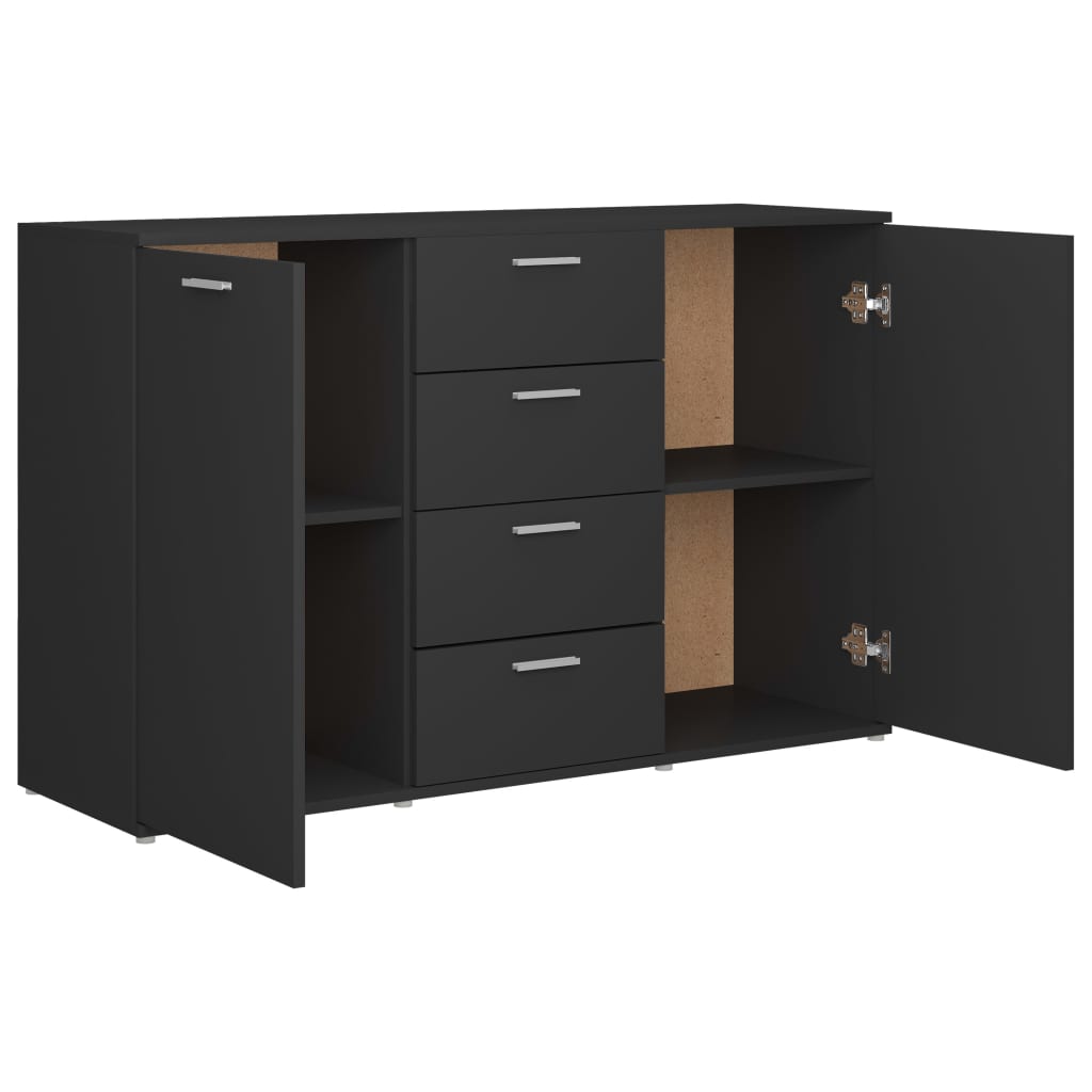 Μπουφές Γκρι 120 x 35,5 x 75 εκ. από Επεξ. Ξύλο - Pakobazaar