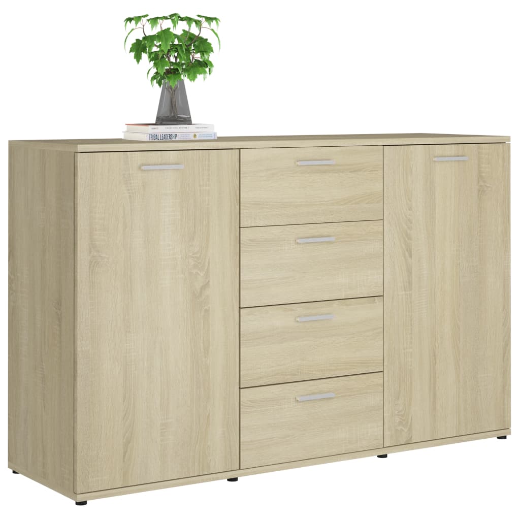 Μπουφές Sonoma Δρυς 120 x 35,5 x 75 εκ. από Επεξ. Ξύλο