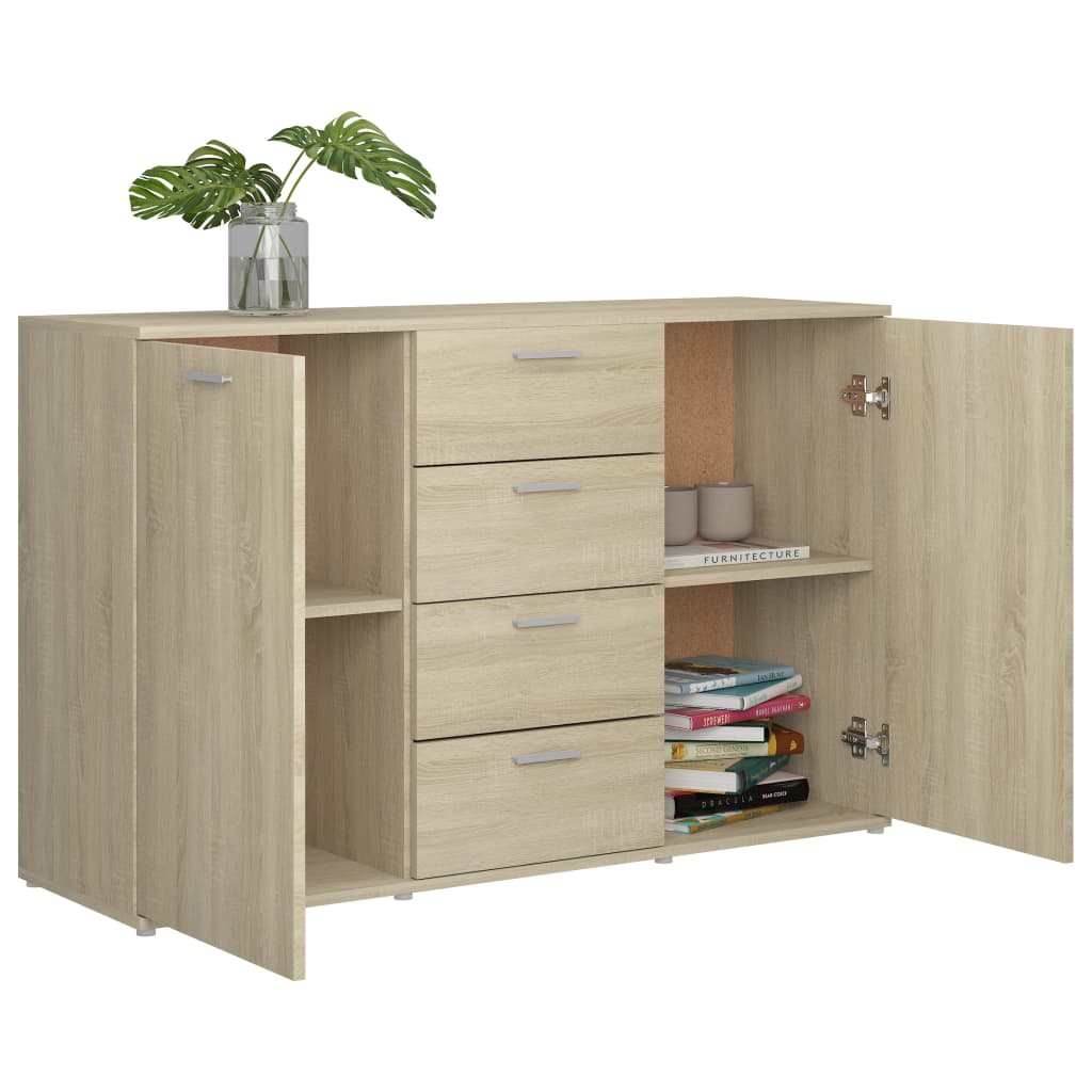 Μπουφές Sonoma Δρυς 120 x 35,5 x 75 εκ. από Επεξ. Ξύλο