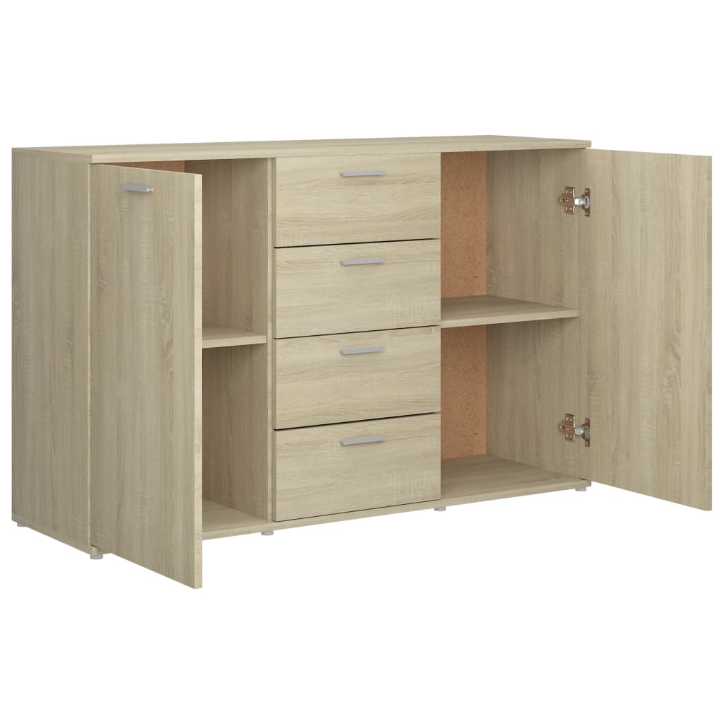 Μπουφές Sonoma Δρυς 120 x 35,5 x 75 εκ. από Επεξ. Ξύλο