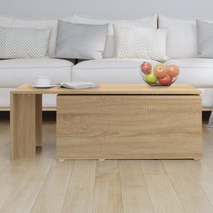 Τραπεζάκι Σαλονιού Sonoma Δρυς 150x50x35 εκ. από Επεξ. Ξύλο - Pakobazaar