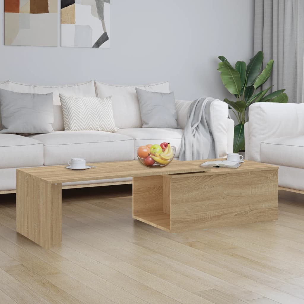 Τραπεζάκι Σαλονιού Sonoma Δρυς 150x50x35 εκ. από Επεξ. Ξύλο - Pakobazaar