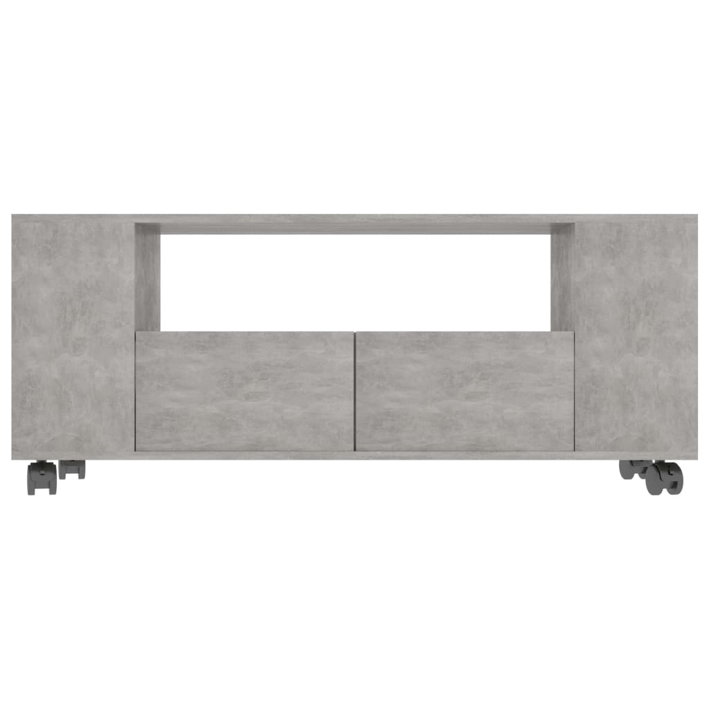Έπιπλο Τηλεόρασης Γκρι Σκυρ. 120x35x48 εκ. Επεξ. Ξύλο