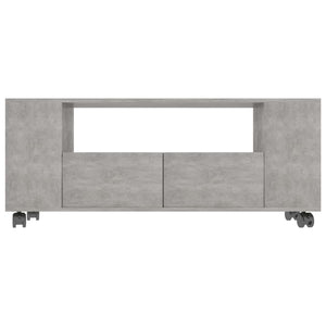 Έπιπλο Τηλεόρασης Γκρι Σκυρ. 120x35x48 εκ. Επεξ. Ξύλο