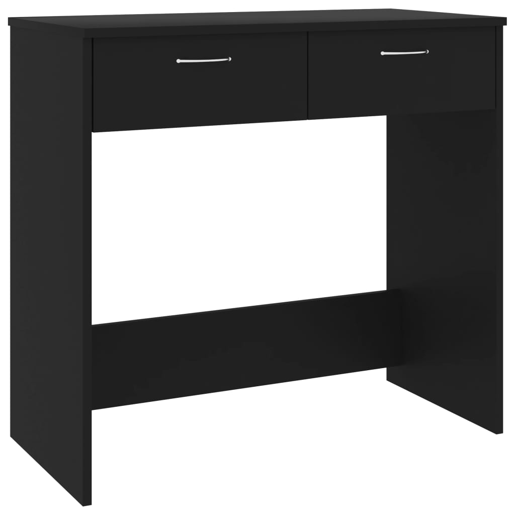 Γραφείο Μαύρο 80 x 40 x 75 εκ. από Επεξ. Ξύλο - Pakobazaar