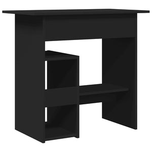 Γραφείο Μαύρο 80 x 45 x 74 εκ. από Επεξ. Ξύλο