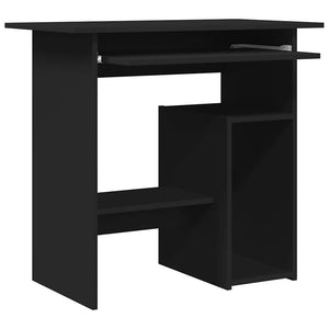 Γραφείο Μαύρο 80 x 45 x 74 εκ. από Επεξ. Ξύλο
