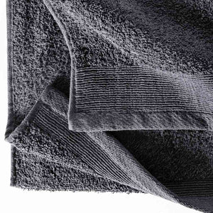 Πετσέτες Σάουνας 2 τεμ. Ανθρακί 450 γρ./μ² 80x200 εκ. Βαμβάκι