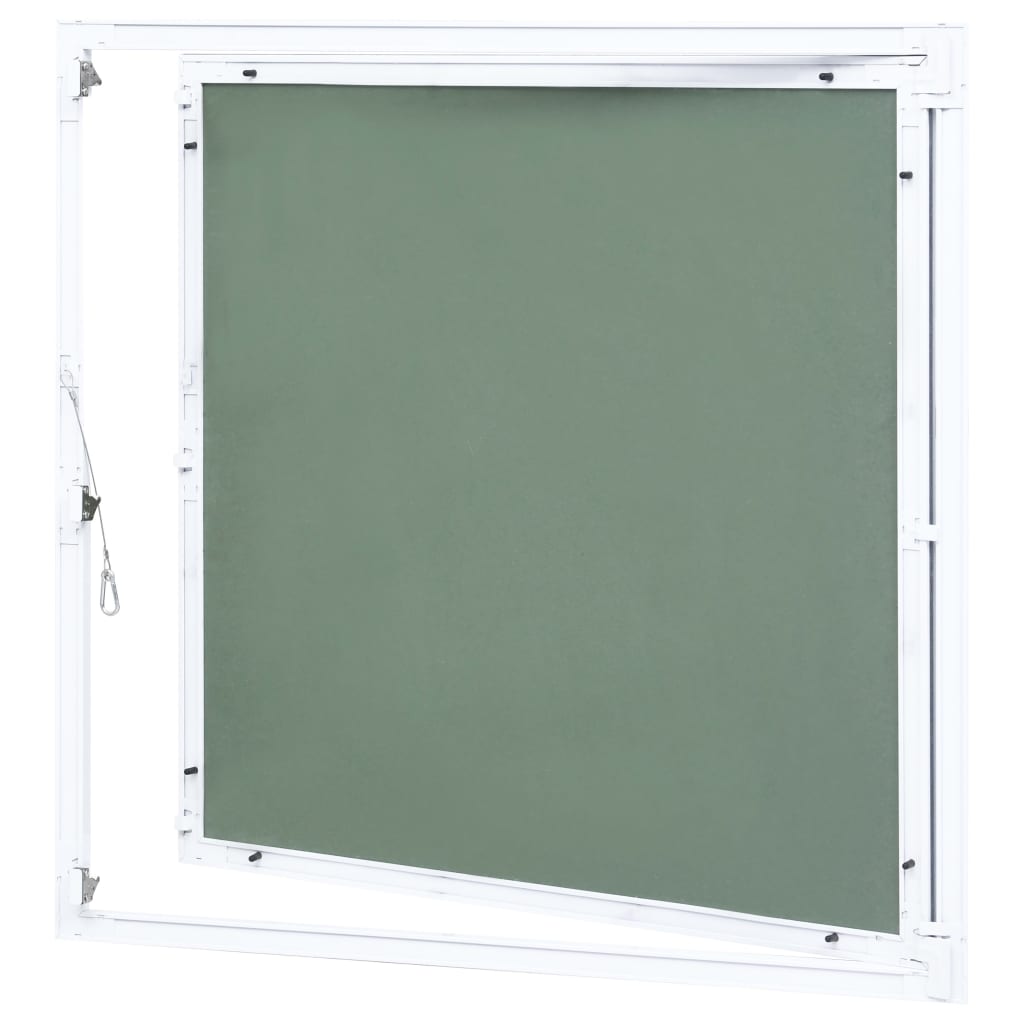 Θυρίδα Επίσκεψης Γυψοσανίδας 400 x 400 χιλ. Σκελετός Αλουμινίου - PAKOBAZAAR