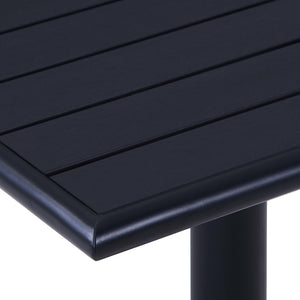 Τραπέζι Κήπου Μαύρο 60 x 60 x 75 εκ. - Pakobazaar