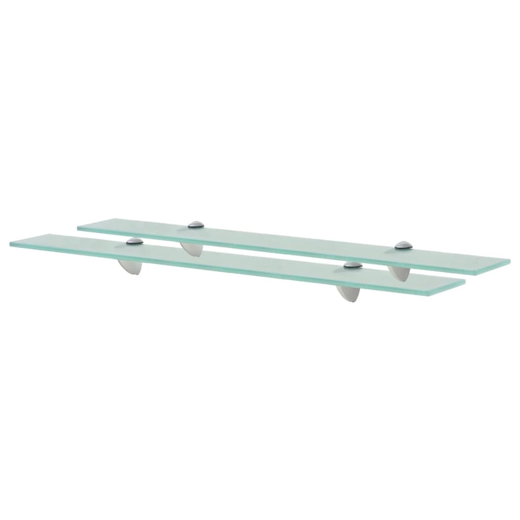 Ράφια Τοίχου 2 τεμ. 8 χιλ. 70 x 20 εκ. Γυάλινα - PAKOBAZAAR