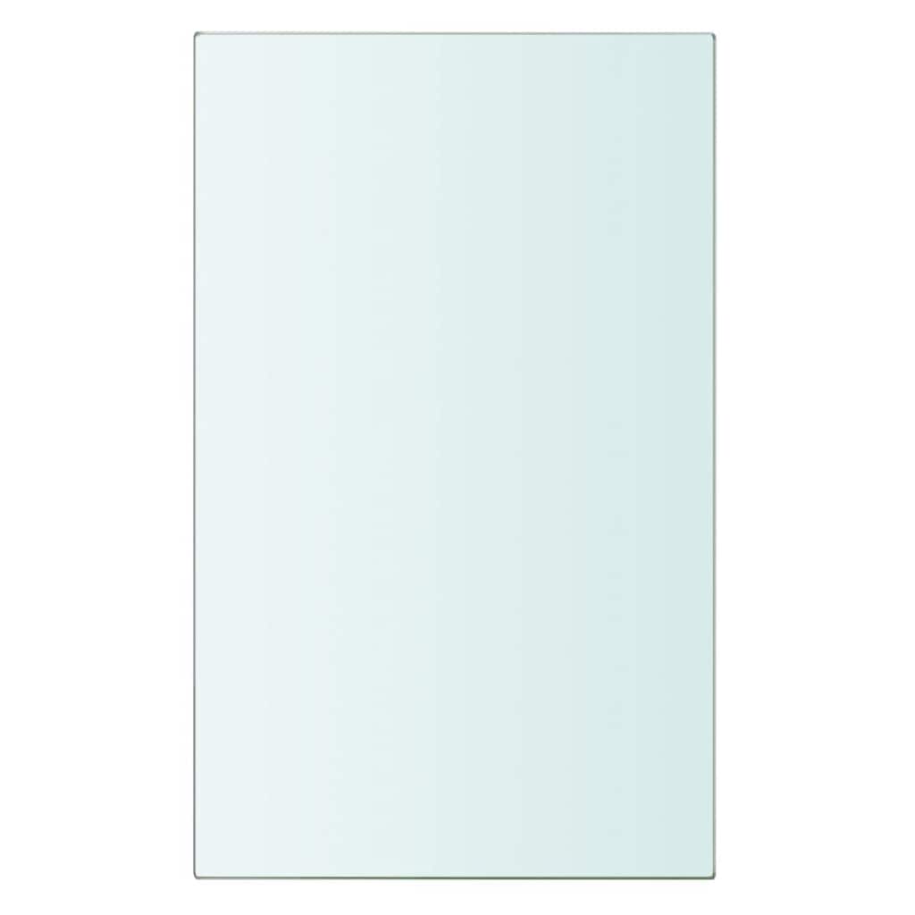 Ράφια Πάνελ 2 τεμ. Διάφανα 20 x 12 εκ. Γυάλινα - PAKOBAZAAR