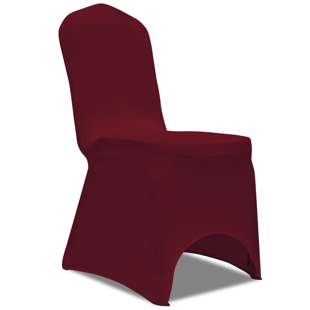 Καλύμματα Καρέκλας Ελαστικά Μπορντό 30 τεμ. - PAKOBAZAAR