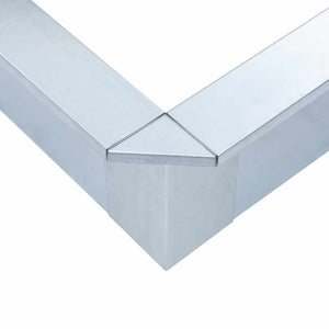 Περίφραξη για Σαλιγκάρια 100 x 100 x 25 εκ. Γαλβανισμένο Ατσάλι