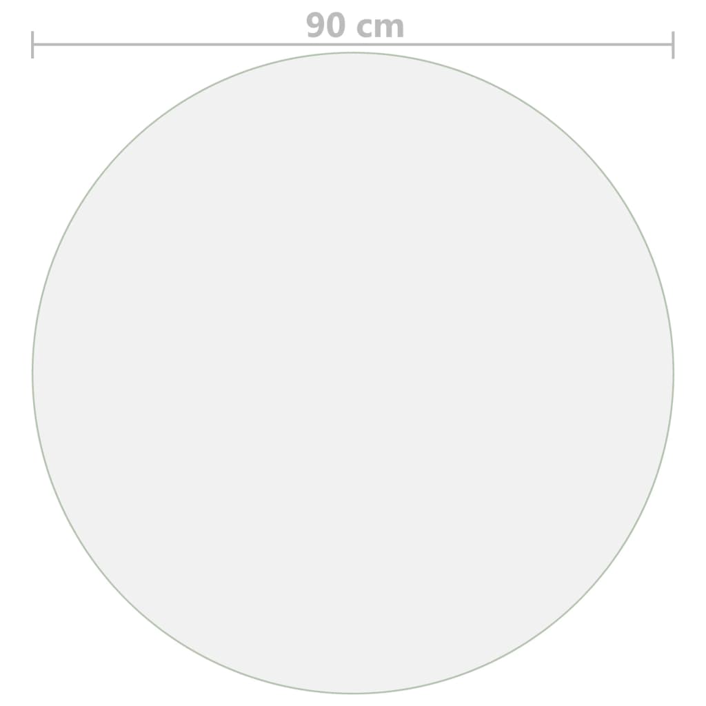 Προστατευτικό Τραπεζιού Ματ Ø 90 εκ. / 2 χιλ. από PVC - PAKOBAZAAR