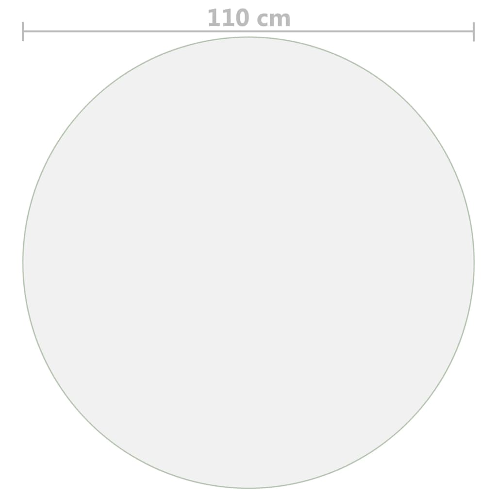 Προστατευτικό Τραπεζιού Ματ Ø 110 εκ. / 1,6 χιλ. από PVC - PAKOBAZAAR