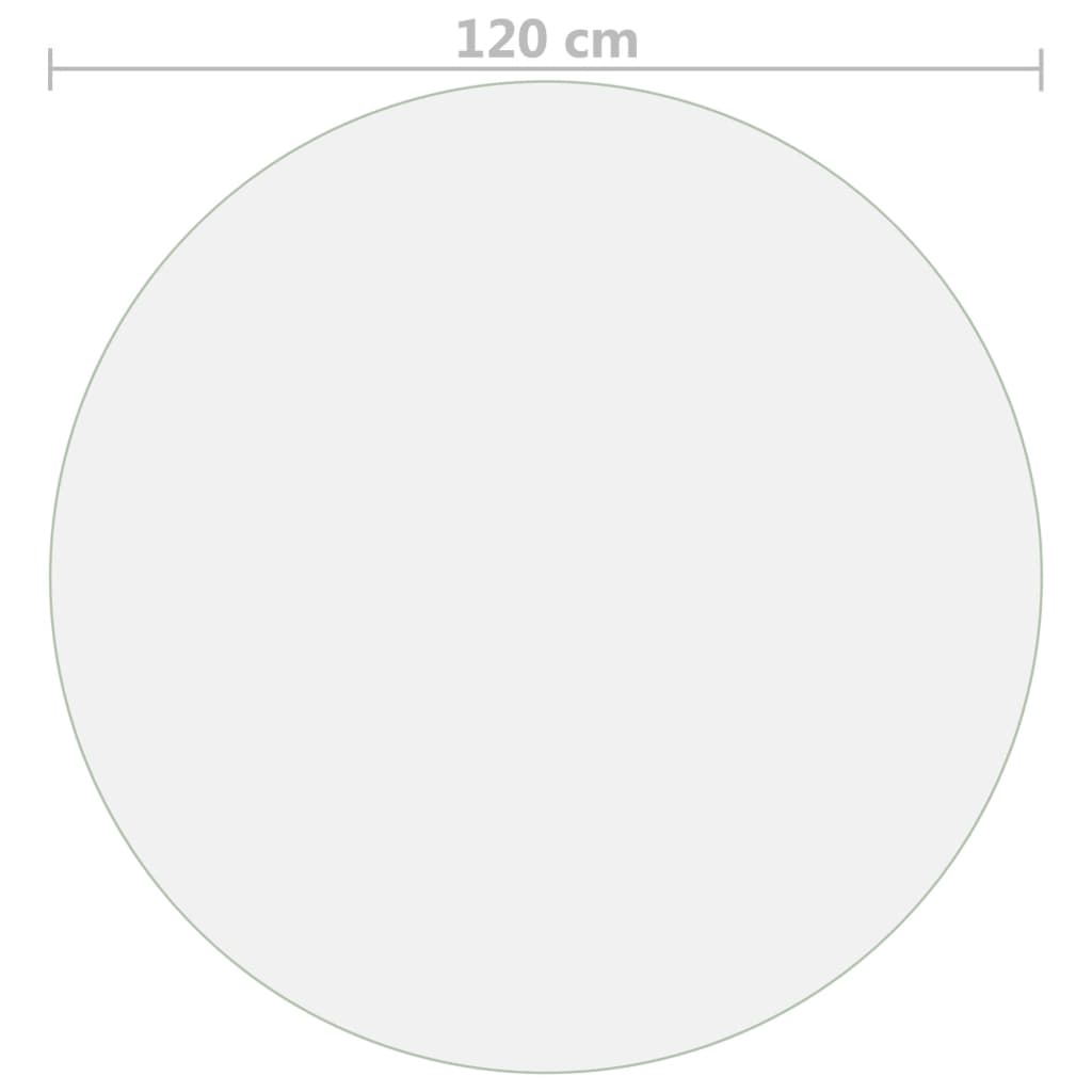 Προστατευτικό Τραπεζιού Ματ Ø 120 εκ. / 1,6 χιλ. από PVC - PAKOBAZAAR
