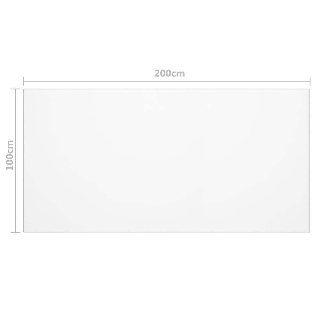 Προστατευτικό Τραπεζιού Ματ 200x100 εκ. / 1,6 χιλ. από PVC - Pakobazaar