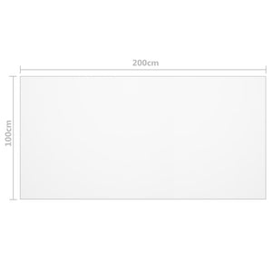 Προστατευτικό Τραπεζιού Ματ 200x100 εκ. / 1,6 χιλ. από PVC - Pakobazaar
