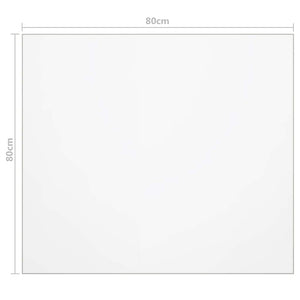 Προστατευτικό Τραπεζιού Ματ 80x80 εκ. / 1,6 χιλ. από PVC - PAKOBAZAAR