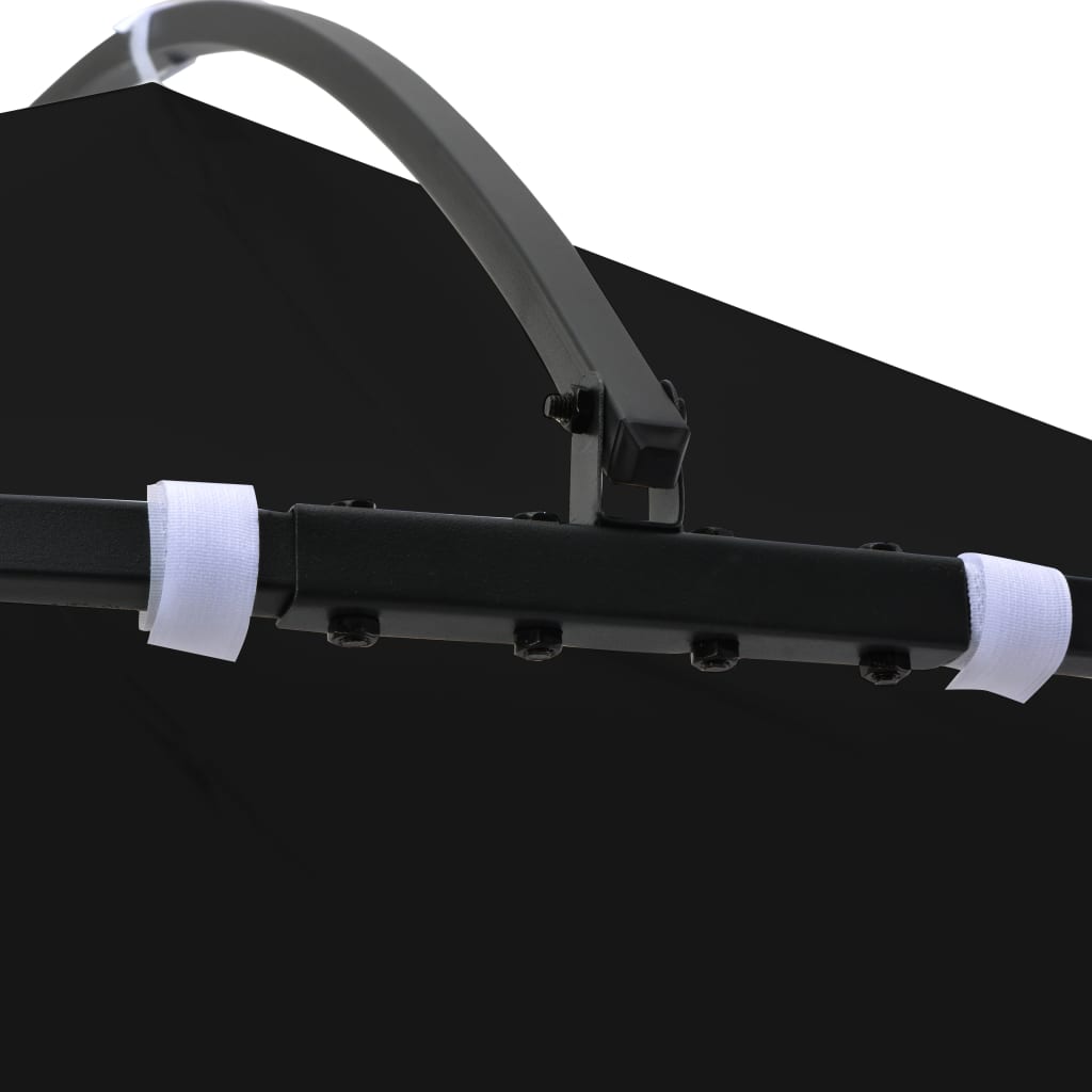 Κιόσκι Στρογγυλό Ανθρακί 300 x 290 εκ. - PAKOBAZAAR