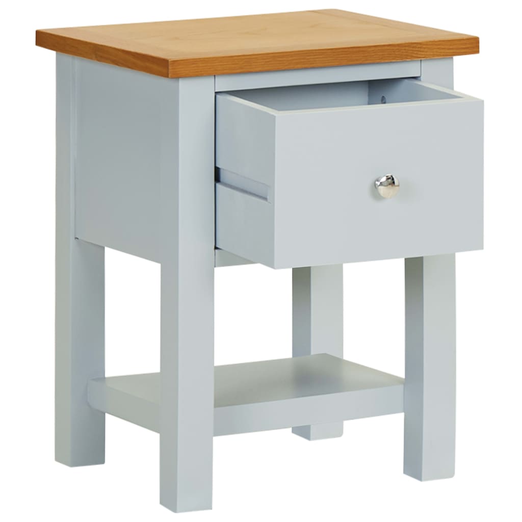 Κομοδίνο 36 x 30 x 47 εκ. από Μασίφ Ξύλο Δρυός - PAKOBAZAAR
