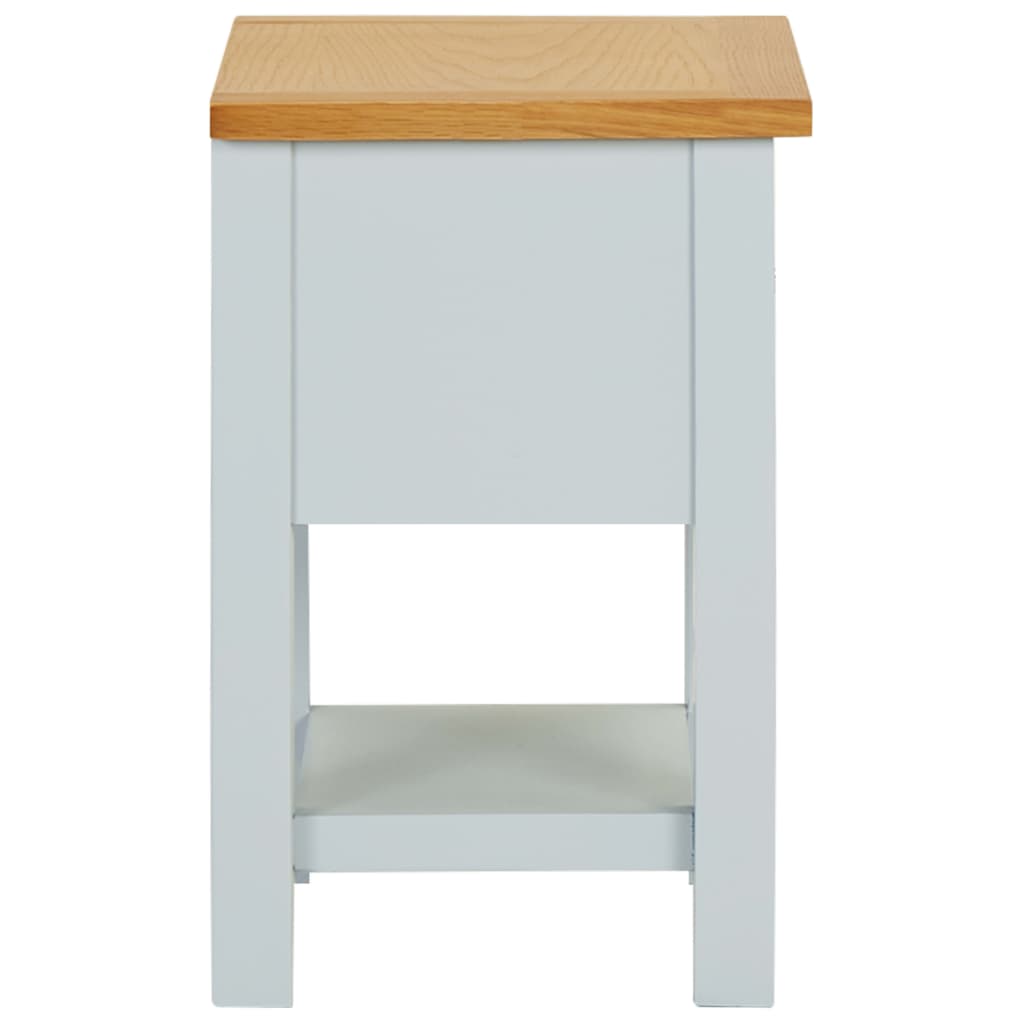 Κομοδίνο 36 x 30 x 47 εκ. από Μασίφ Ξύλο Δρυός - PAKOBAZAAR