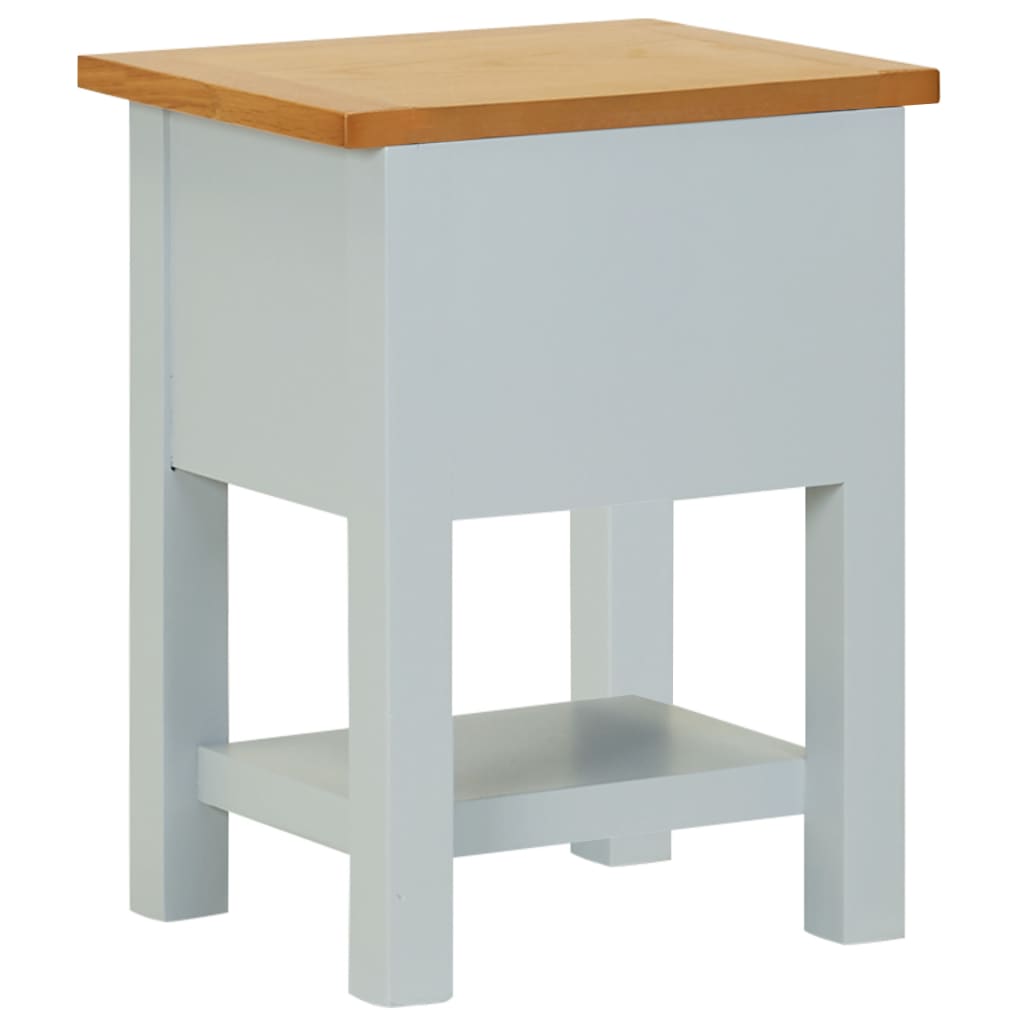 Κομοδίνο 36 x 30 x 47 εκ. από Μασίφ Ξύλο Δρυός - PAKOBAZAAR