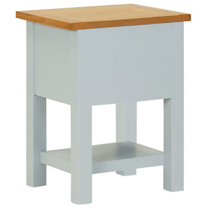 Κομοδίνο 36 x 30 x 47 εκ. από Μασίφ Ξύλο Δρυός - PAKOBAZAAR