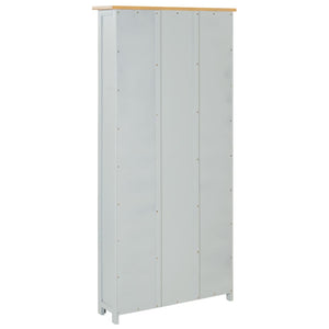 Βιβλιοθήκη με 6 Επίπεδα 80 x 22,5 x 170 εκ. Μασίφ Ξύλο Δρυός