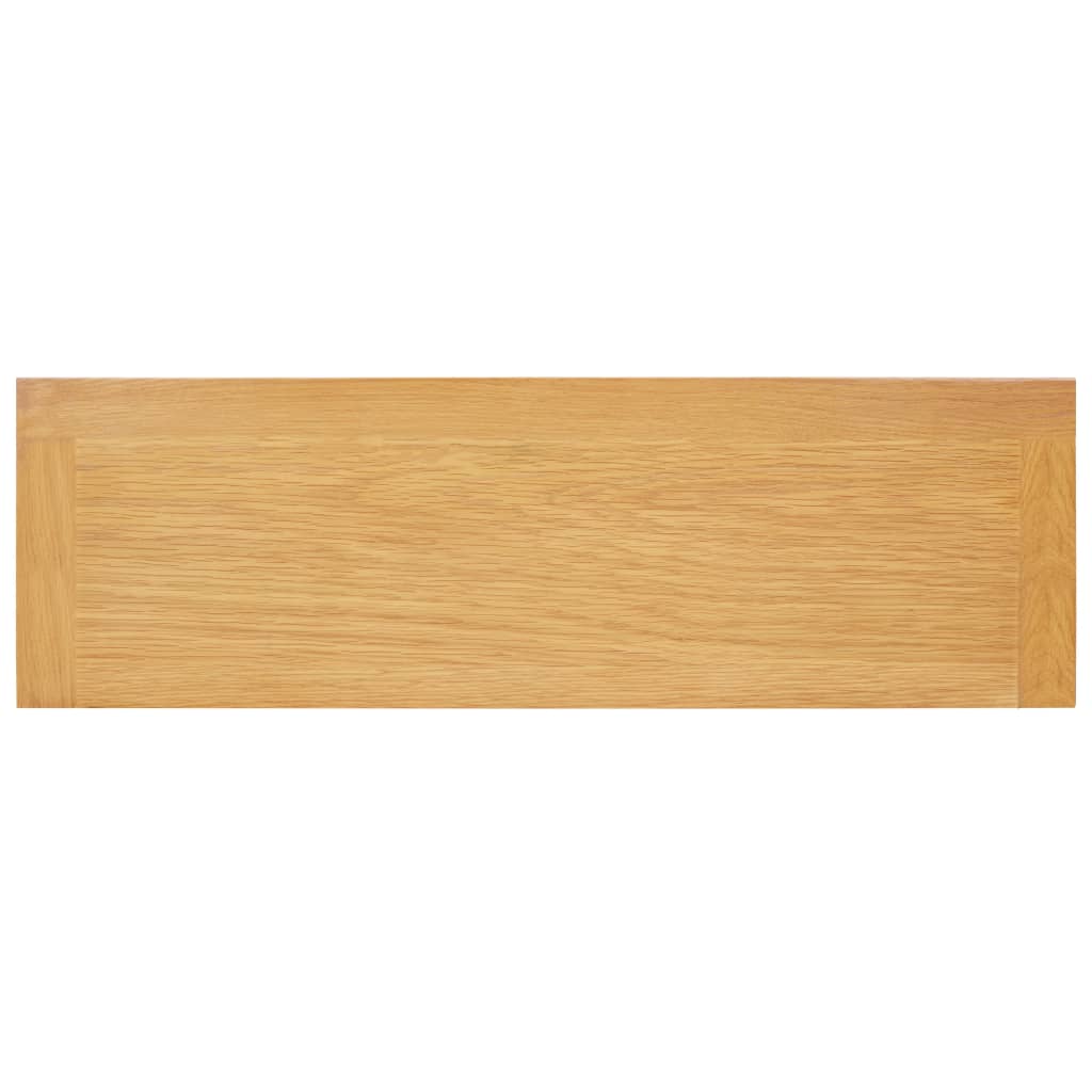 Βιβλιοθήκη με 3 Επίπεδα 72 x 22,5 x 82 εκ. από Μασίφ Ξύλο Δρυός - Pakobazaar