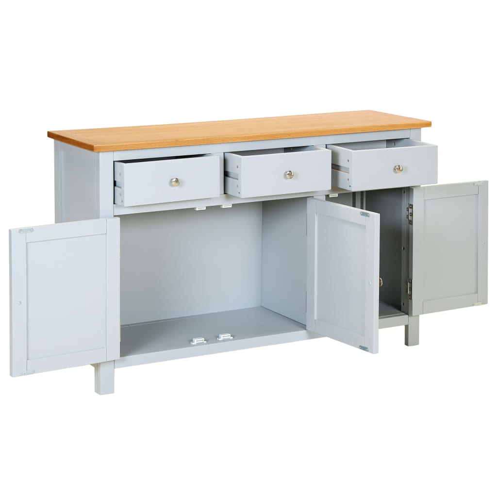 Μπουφές 110 x 33,5 x 70 εκ. από Μασίφ Ξύλο Δρυός - PAKOBAZAAR
