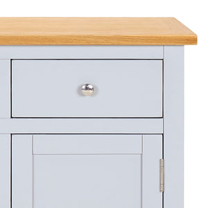 Μπουφές 110 x 33,5 x 70 εκ. από Μασίφ Ξύλο Δρυός - PAKOBAZAAR
