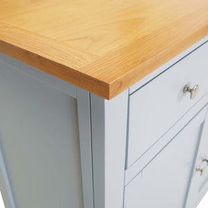 Μπουφές 110 x 33,5 x 70 εκ. από Μασίφ Ξύλο Δρυός - PAKOBAZAAR