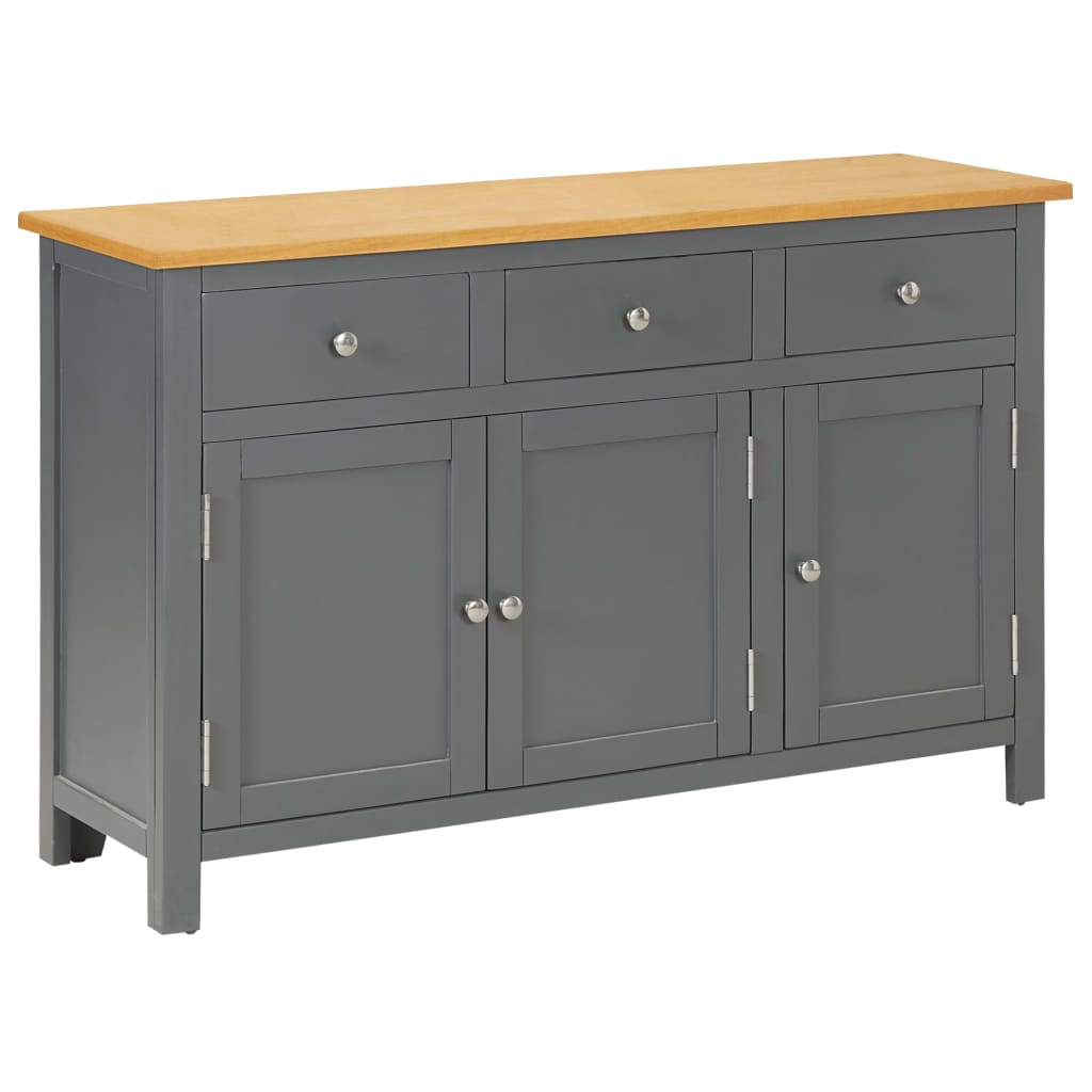 Μπουφές 110 x 33,5 x 70 εκ. από Μασίφ Ξύλο Δρυός - PAKOBAZAAR