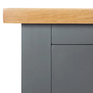 Μπουφές 110 x 33,5 x 70 εκ. από Μασίφ Ξύλο Δρυός - PAKOBAZAAR
