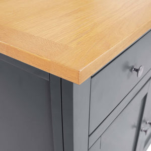 Μπουφές 110 x 33,5 x 70 εκ. από Μασίφ Ξύλο Δρυός - PAKOBAZAAR