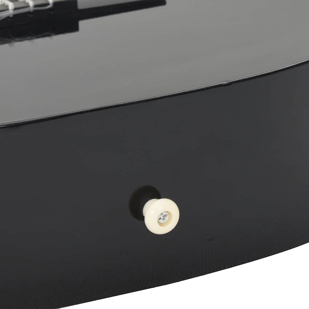 Κλασική Κιθάρα Σετ 8 Τεμαχίων για Αρχάριους Μαύρο 3/4 36"