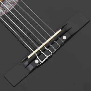Κιθάρα Western Classical Cutaway Σετ 12 Τεμ. 6 Χορδές Μαύρη 38"