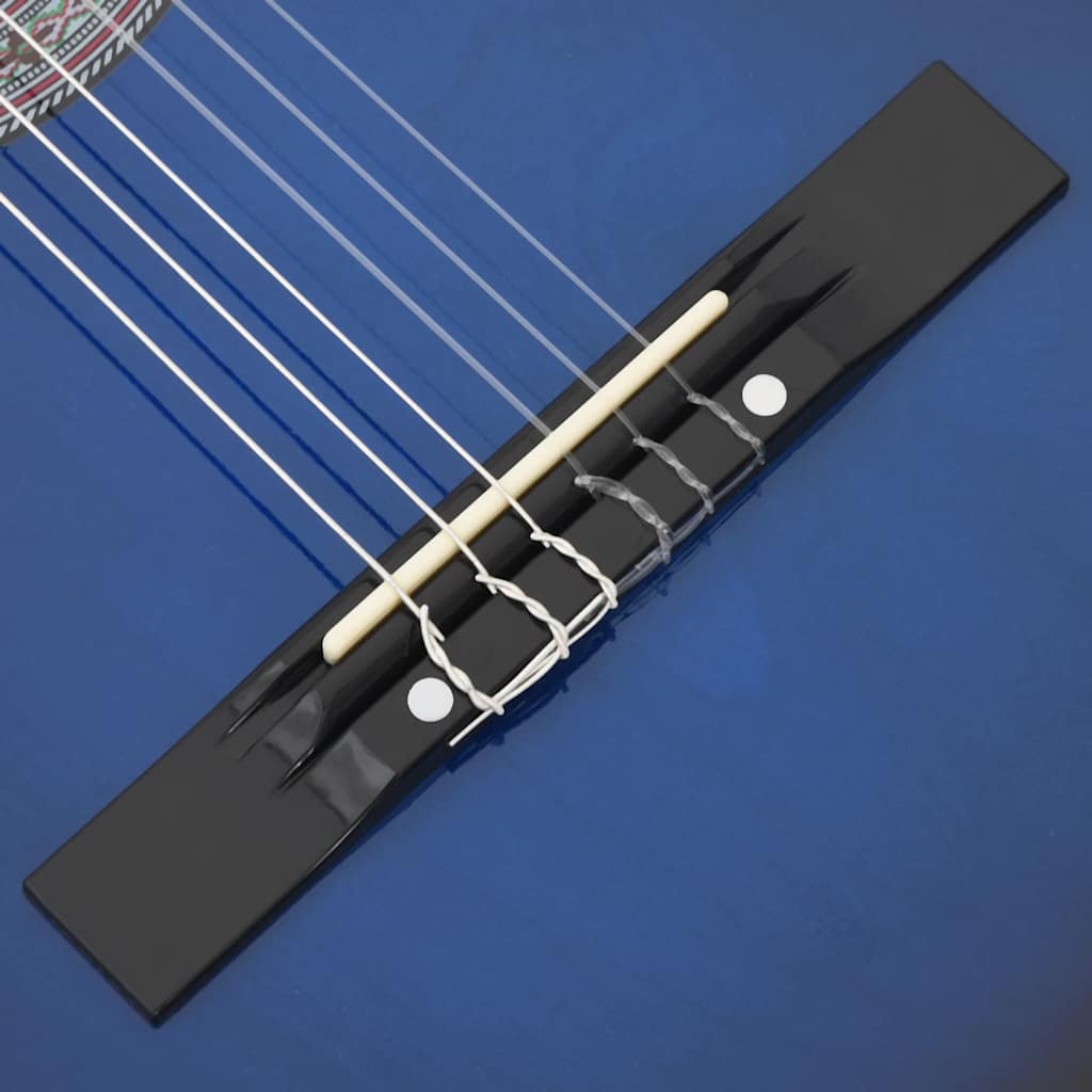 Κιθάρα Western Classical Cutaway με 6 Χορδές Μπλε Σκίαση 38"
