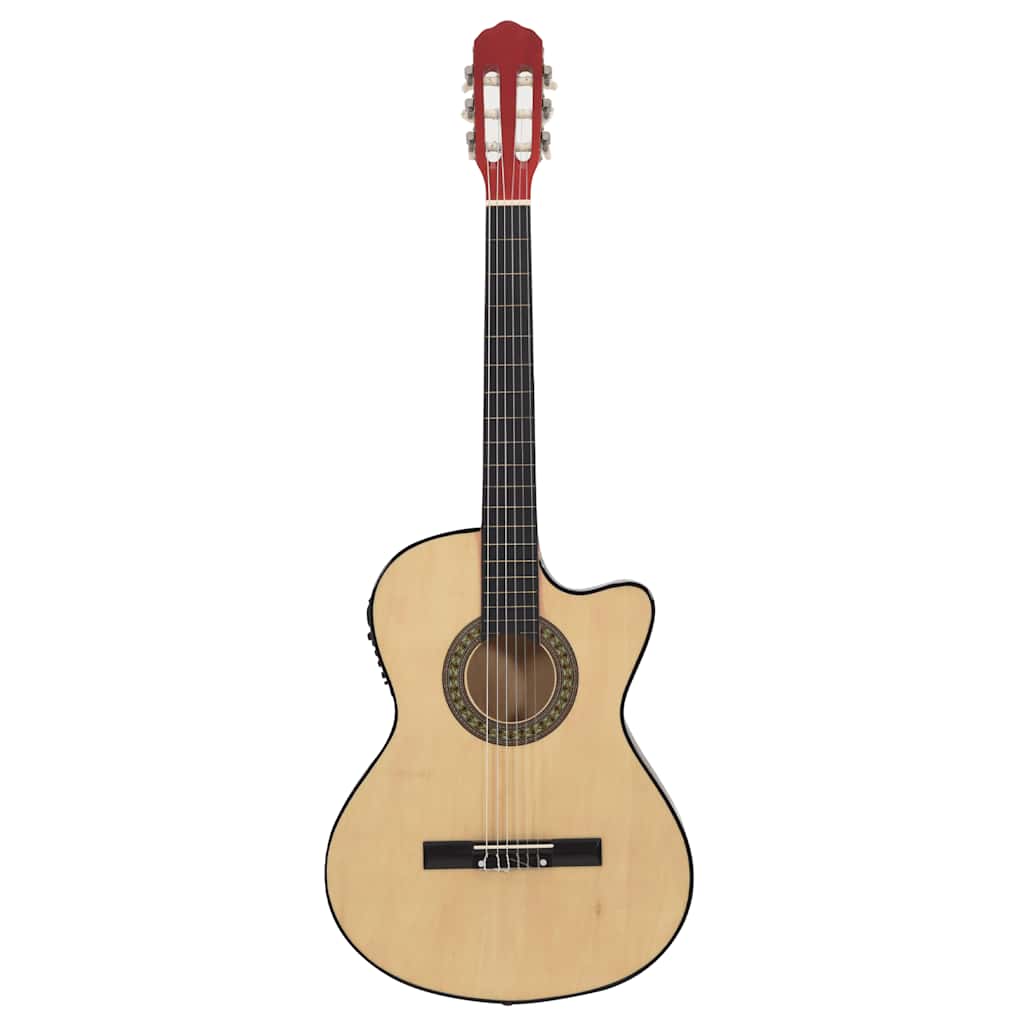 Κιθάρα Western Classical Cutaway με Ισοσταθμιτή 6 Χορδές Μαύρη