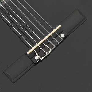 Κιθάρα Western Classical Cutaway Μαύρη με Ισοσταθμιτή 6 Χορδές