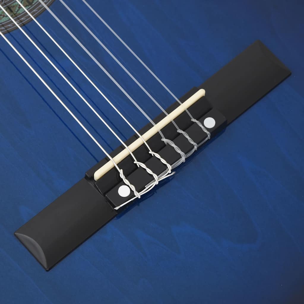 Ακουστική Κιθάρα με 6 Χορδές/Ισοσταθμιστής Σετ 12 τεμ. Μπλε