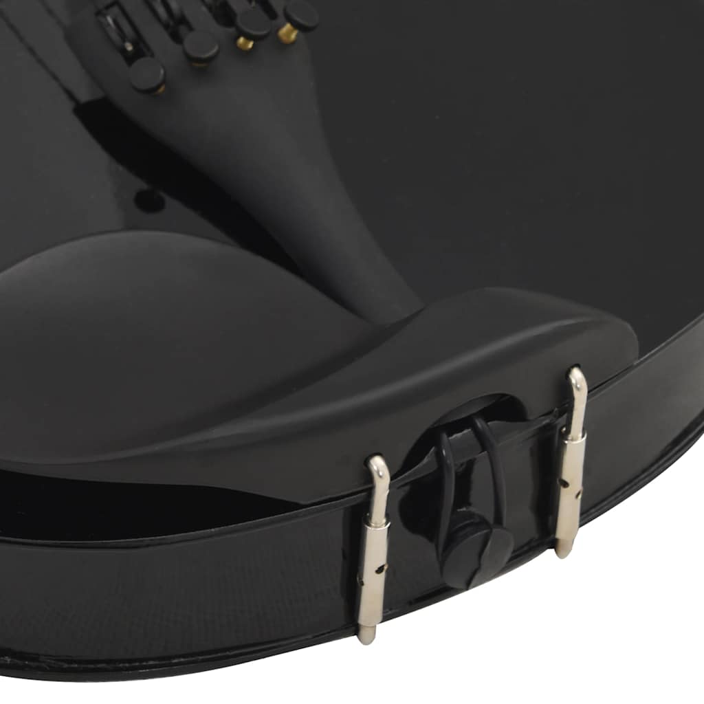 Βιολί Πλήρες Σετ με Δοξάρι και Υποσιάγωνο Μαύρο 4/4 - Pakobazaar