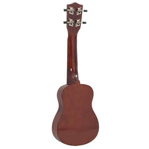 Γιουκαλίλι Σοπράνο Σετ Παιδικό Σκούρο Ξύλο 23'' με Θήκη - Pakobazaar