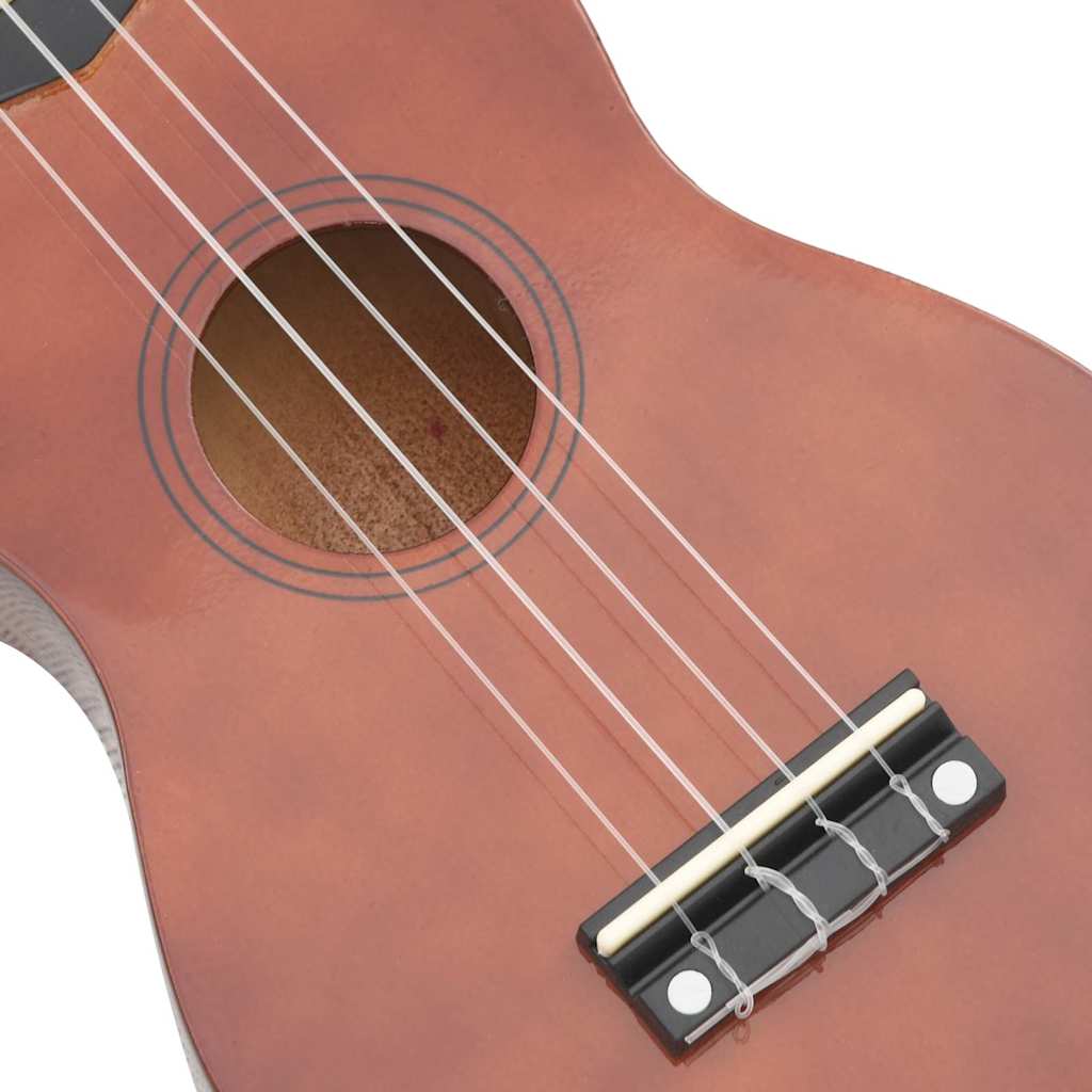 Γιουκαλίλι Σοπράνο Σετ Παιδικό Σκούρο Ξύλο 23'' με Θήκη - Pakobazaar