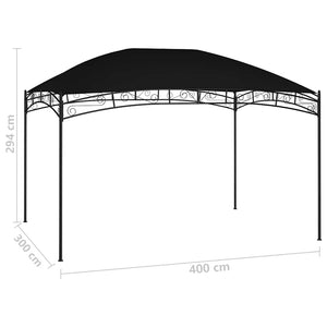 Κιόσκι Κήπου Ανθρακί 4 x 3 μ. 180 γρ./μ²