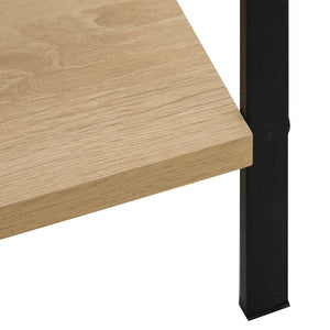 Ραφιέρα 3 Επιπέδων Δρυς 60x27,6x90,5 εκ. Επεξεργασμένο Ξύλο - PAKOBAZAAR