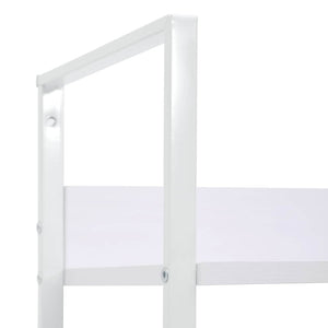 Ραφιέρα 5 Επιπέδων Λευκή 60x27,6x158,5 εκ. Επεξεργασμένο Ξύλο - PAKOBAZAAR