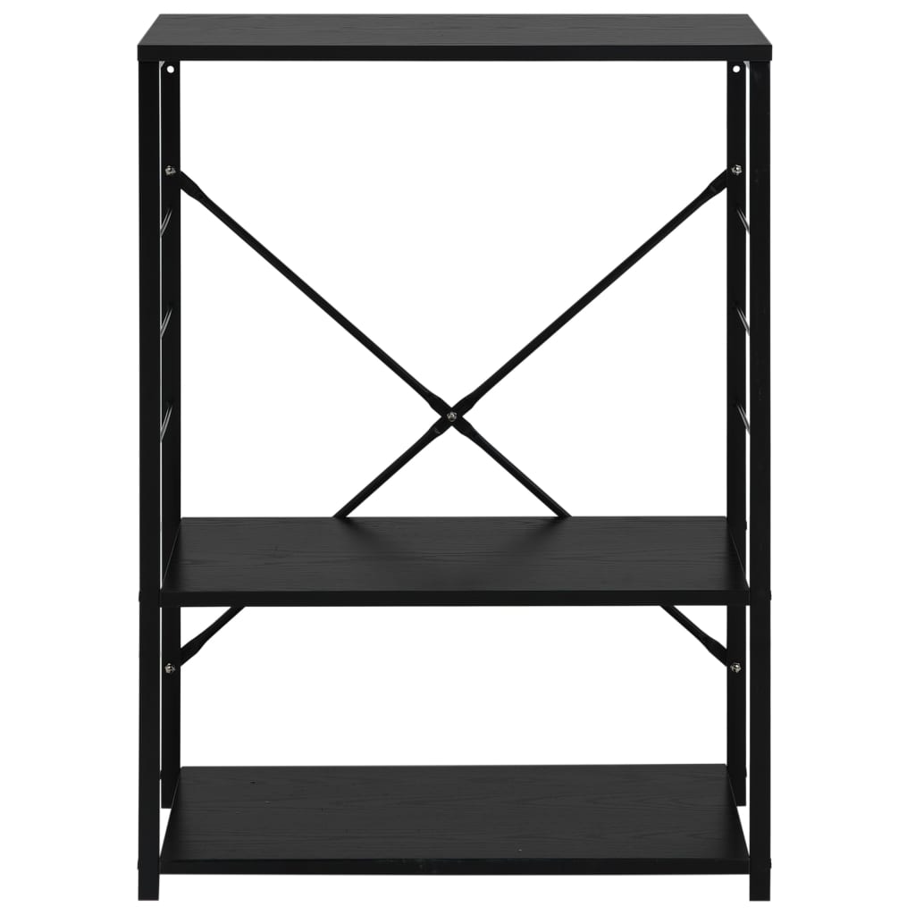 Ντουλάπι Φούρνου Μικροκυμάτων Μαύρο 60x39,6x79,5 εκ. Επεξ. Ξύλο - PAKOBAZAAR